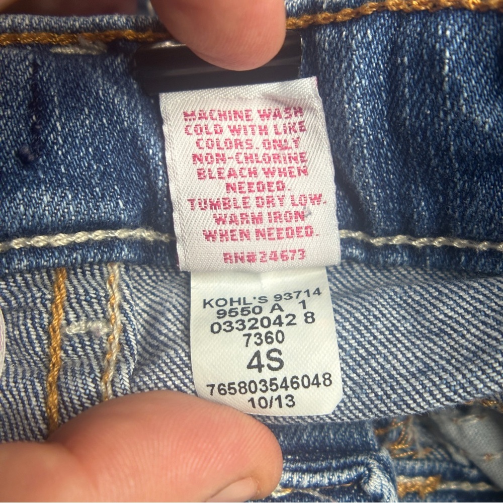 EUC Sonoma Life + Style Kids Blue Bootcut Jeans Size 4 Slim - Picture 13 of 15